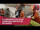 Destruyen en Francia el mayor campamento de migrantes