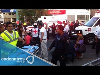 10 personas lesionadas deja accidente de tránsito en Morelos