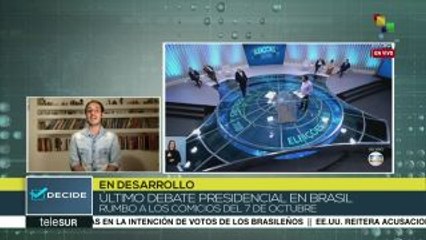 Brasil: candidatos realizan último debate presidencial