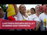 Lilian Tintori, esposa de Leopoldo López, anhela la paz en Venezuela