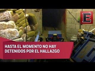 Descubren nuevo narcotúnel en la frontera entre México y Estados Unidos