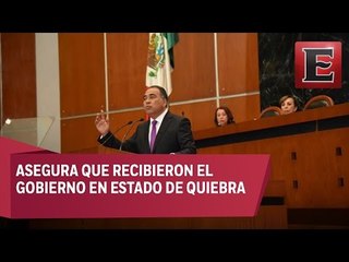 Héctor Astudillo presentó su primer informe de gobierno