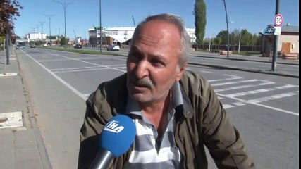 Sivas'ta Yaya Geçitleri Kırmızı-Beyaz