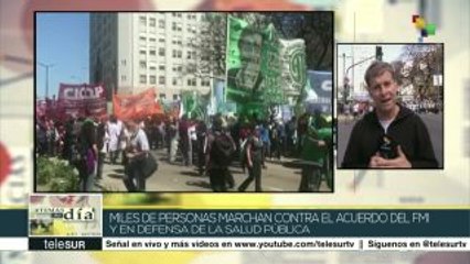 Argentina: marchan en defensa de la salud pública y contra recortes