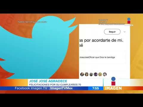 José José agradece felicitaciones por su cumpleaños | Noticias con Paco Zea