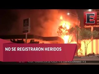 Fuerte explosión termina con gasolinera en Ciudad Juárez