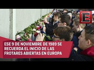 Se conmemoran 27 años de la caída del muro de Berlín
