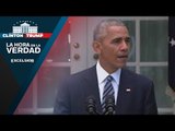 Obama reconoce que hay diferencias con Donald Trump