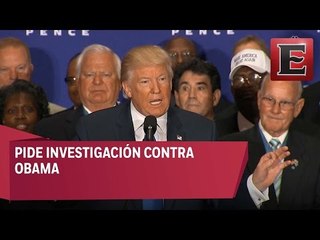 Donald Trump solicita investigación a Obama por los correos de Hillary