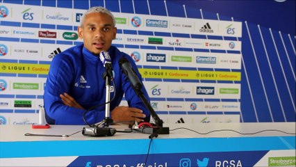 La conference de presse du Racing avant le déplacement à Angers