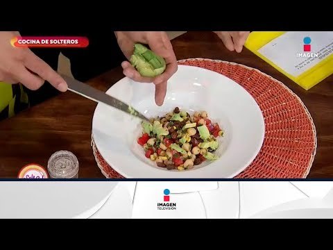 Cocina de solteros: ensalada de frijoles | Sale el Sol