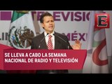 Enrique Peña Nieto participa en la  Semana Nacional de Radio y Televisión