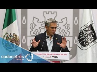 Mancera descarta focos rojos por violencia en la Ciudad de México