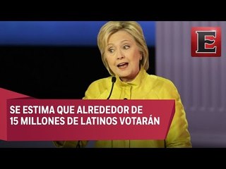 Voto latino podría dar el triunfo a Hillary Clinton