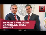 Gobernadores electos de Oaxaca, Tlaxcala y Veracruz acuden a Los Pinos