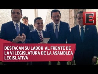 Reconocen labor de Manuel Granados con presea “José María Morelos”