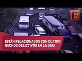 Capturan en la CDMX a sujetos por robo de camionetas