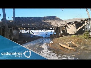 Afectaciones en costas de Colima por el llamado mar de fondo