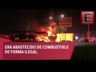 Explota camión de carga en gasolinera de Ciudad Juárez