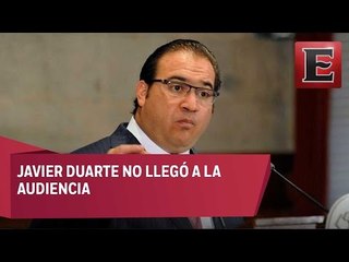 Javier Duarte no acude a la Comisión Nacional de Justicia del PRI