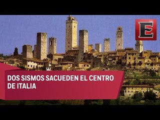 Se registran fuertes sismos en Italia