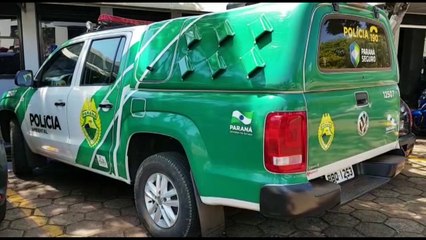 Polícia Ambiental conduz homem à delegacia