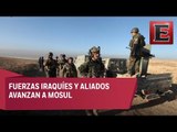 Fuerzas iraquíes avanzan a Mosul en el primer día de la gran ofensiva