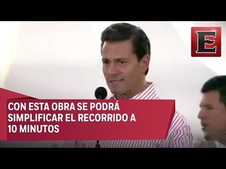 Enrique Peña encabeza la entrega del Viaducto Elevado en Puebla