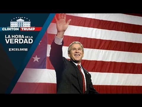 George Bush no votó por Hillary Clinton ni Donald Trump