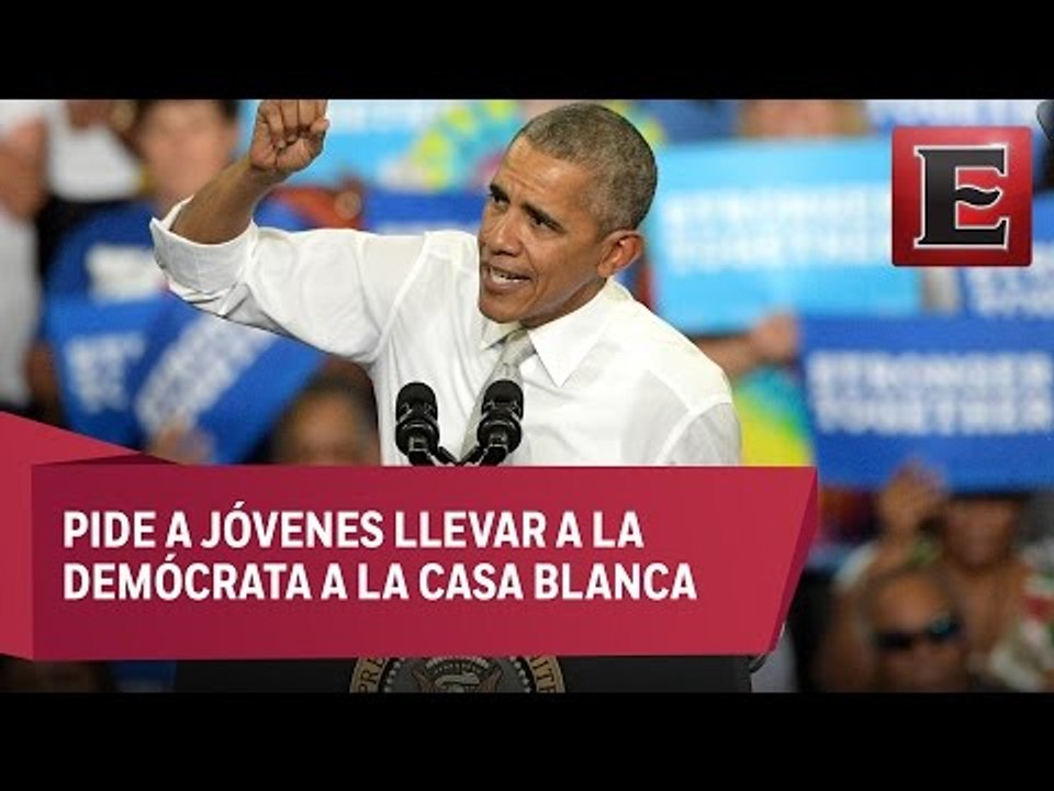 Barack Obama alienta en Florida a votar por Hillary Clinton