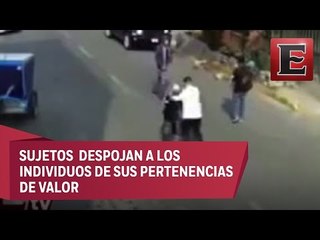 Asalto a dos jóvenes en calles de Neza, Edomex