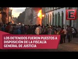 Detenidos 11 personas en Oaxaca por actos vandálicos