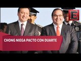 Javier Duarte no ha salido del país: Osorio Chong