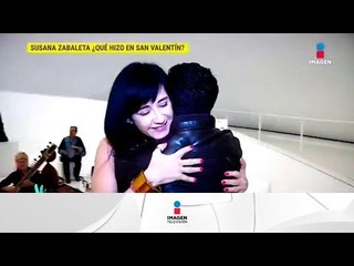 ¡Así fue como Susana Zabaleta regaló abrazos por San Valentín! | De Primera Mano