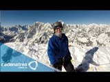 Llega de Nepal el alpinista mexicano que sobrevivió al sismo de 7.8 grados
