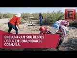 Encuentran restos óseos calcinados en Coahuila