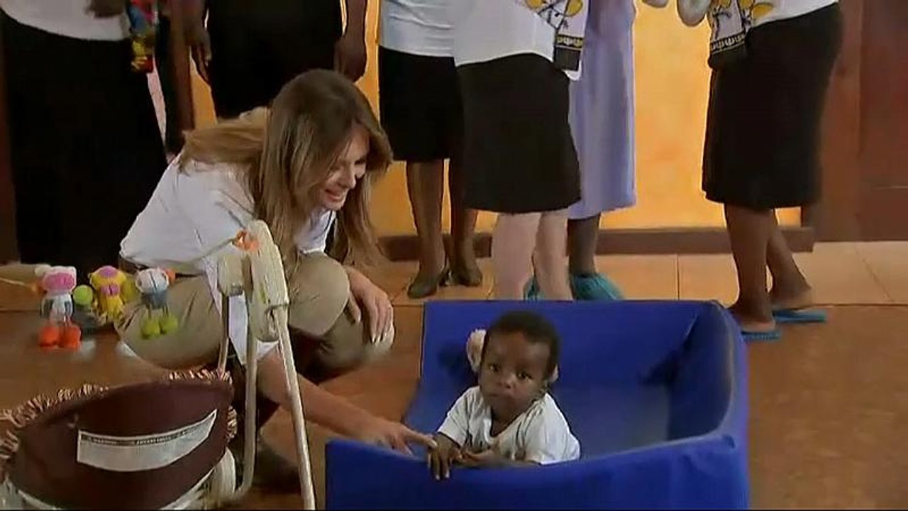 Melania Trump zu Gast in Kenia