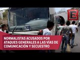 Liberan a 28 normalistas en Chiapas