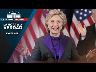 Hillary Clinton reconoce su derrota y ofrece apoyo a Trump