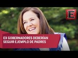 Margarita Zavala reconoce la acción de Guillermo Padrés al entregarse