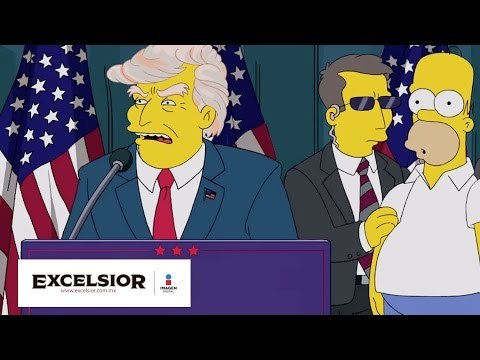 Los Simpsons predijeron que Donald Trump sería presidente