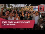 Continúan las manifestaciones contra Donald Trump