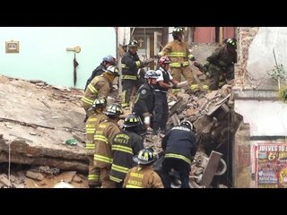 DF: Se derrumba vivienda en el Centro Histórico