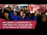 Nueva protesta en Seúl contra la presidenta surcoreana