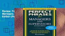 Review  Perfect Phrases for Managers and Supervisors, Second Edition (Perfect Phrases Series)