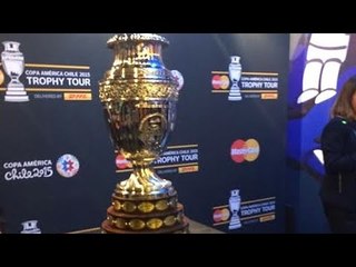 Exhiben en el DF el trofeo de la Copa América