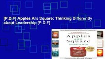 [P.D.F] Apples Are Square: Thinking Differently about Leadership [P.D.F]
