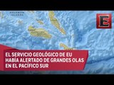 Alerta de tsunami en Islas Salomón por intenso sismo de 7.7 de magnitud