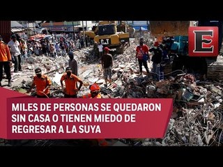 Sismo en Indonesia deja más de 100 muertos