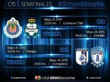 Horarios de las semifinales del Clausura 2015